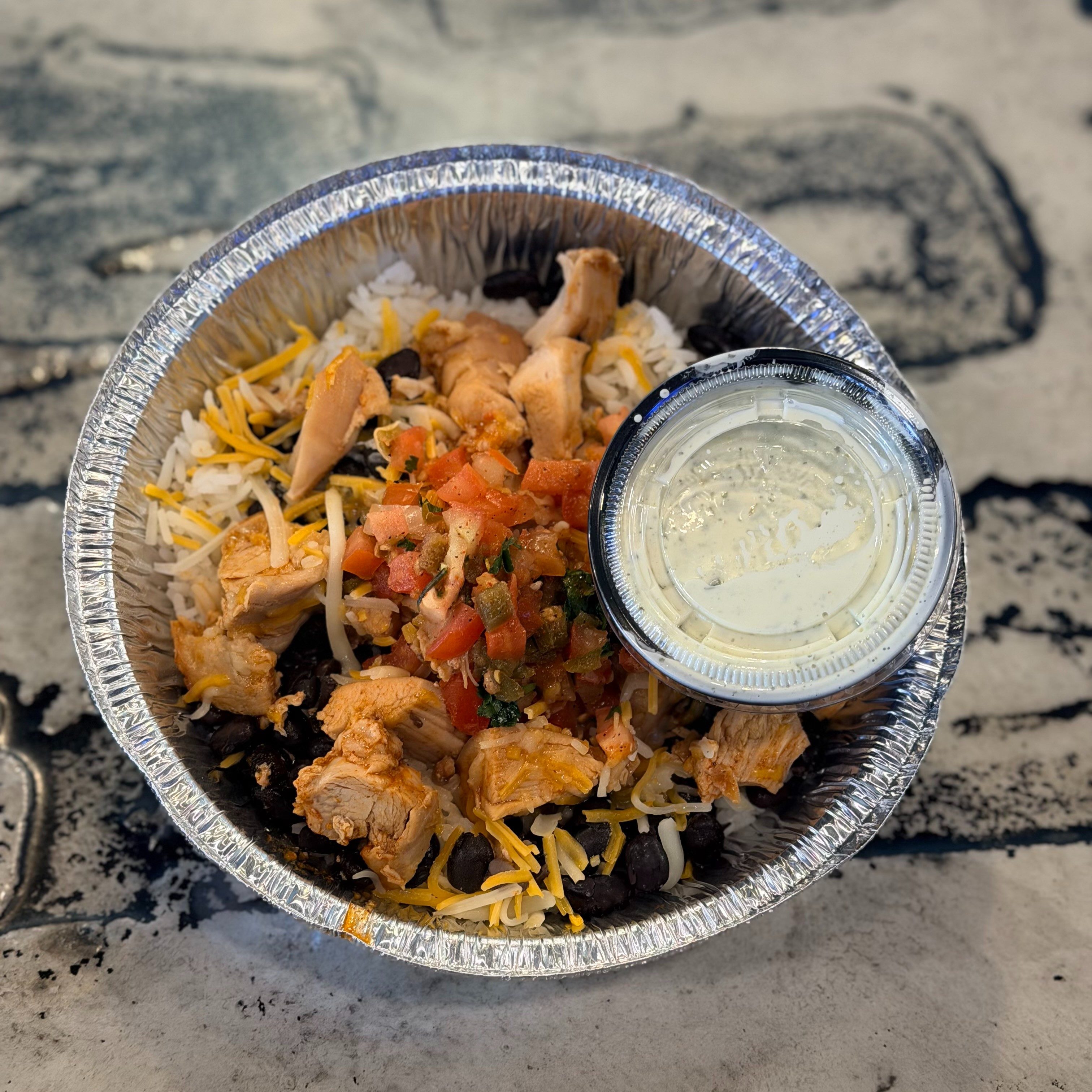 Smoked Chicken Bowl.