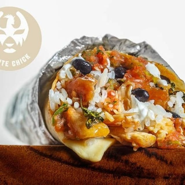 White Chick Burrito.