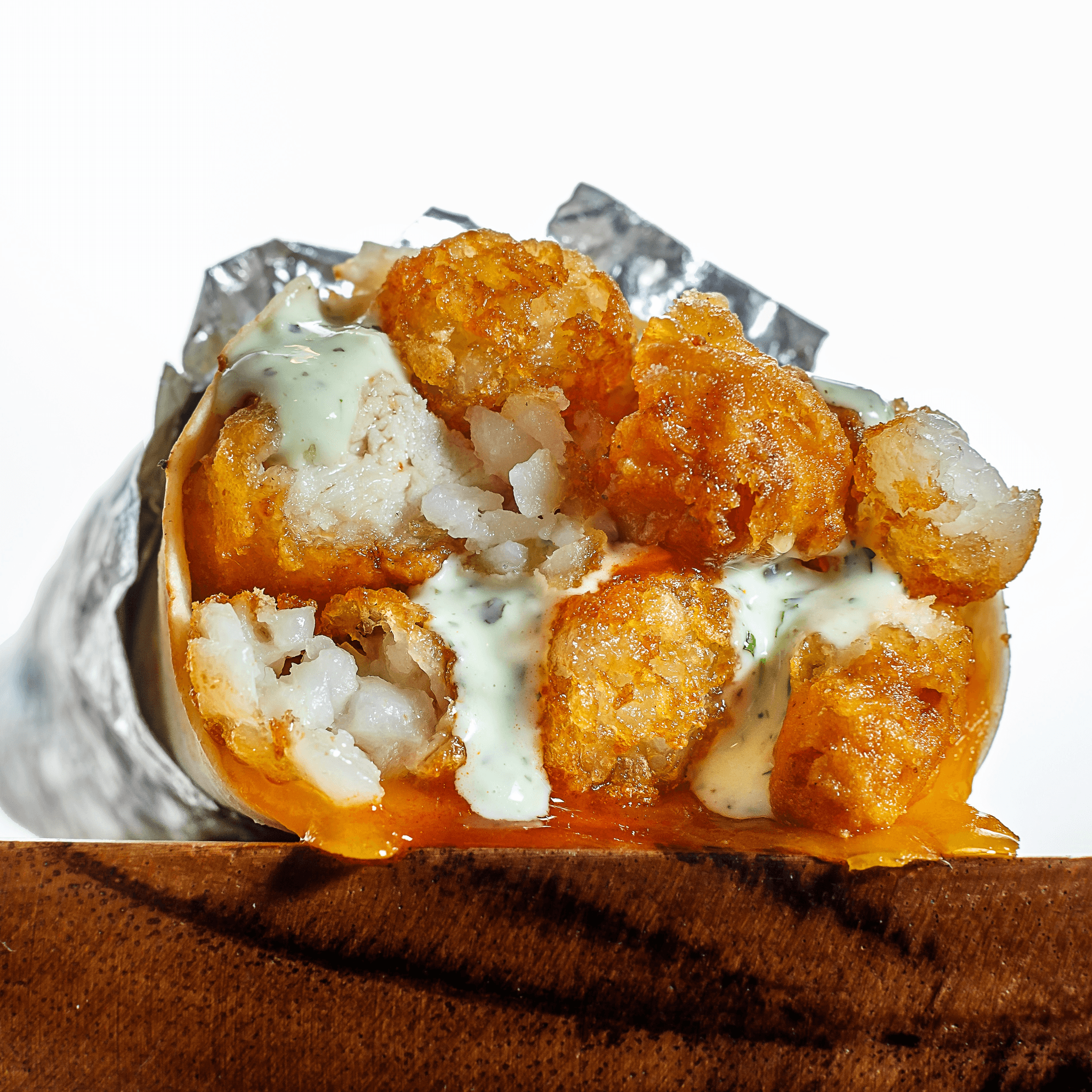 Buff Chick Burrito.