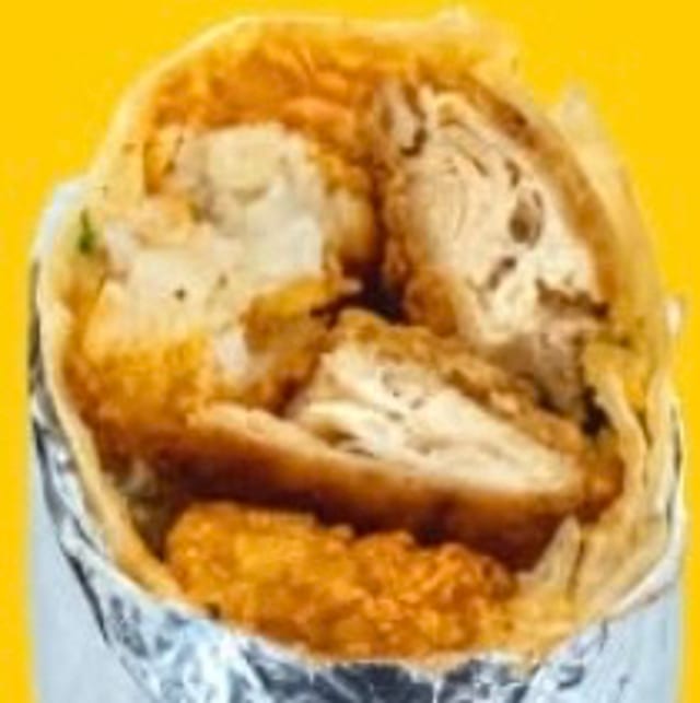 $7 Buff Chick Burrito.